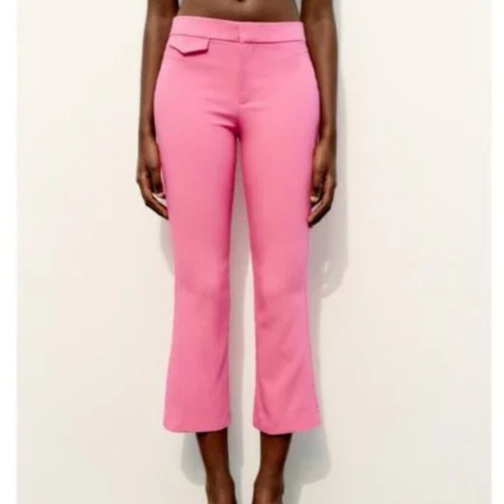 Zara Mini Flare Crop Pant